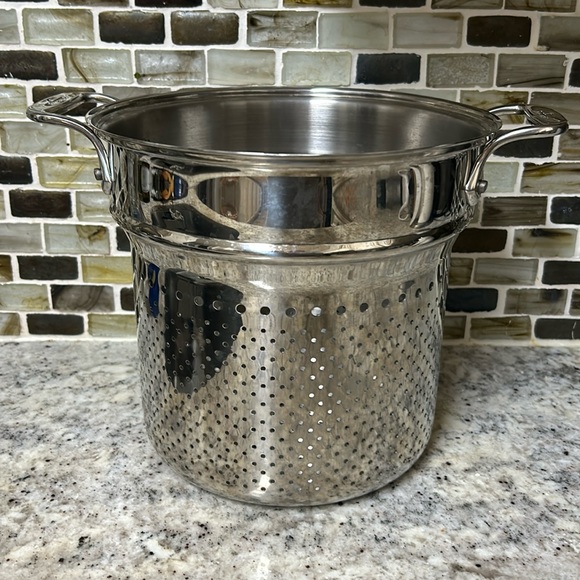 All Clad Kitchen All Clad Pasta Pot Insert 6 Qt Poshmark